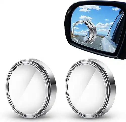 Carvito Blind Spot Mirrors, 2 Inch Round Hd Glass Convex 360°