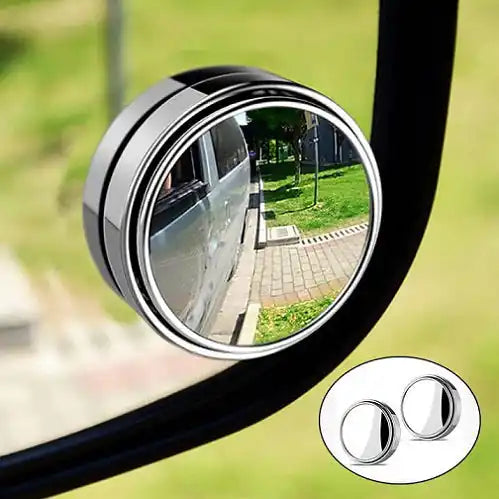 Carvito Blind Spot Mirrors, 2 Inch Round Hd Glass Convex 360°