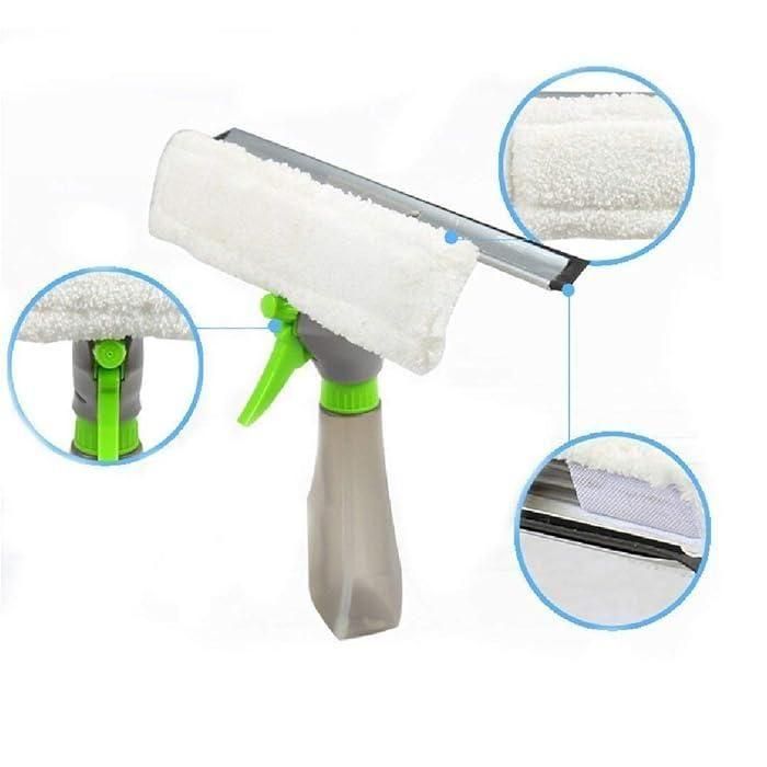 Glass Cleaner 3 in 1 Spray Type Cleaning Brush Glass Wiper Window Clean Shave Car Window Cleaner Brush