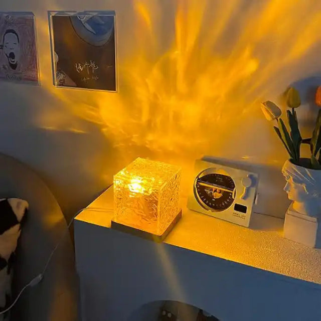Romantic Lamp for Room Decor,Glow Lamp Crystal