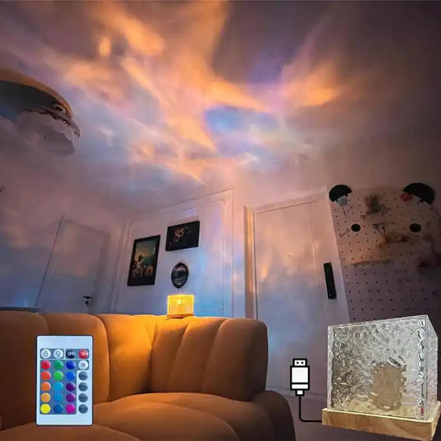 Romantic Lamp for Room Decor,Glow Lamp Crystal