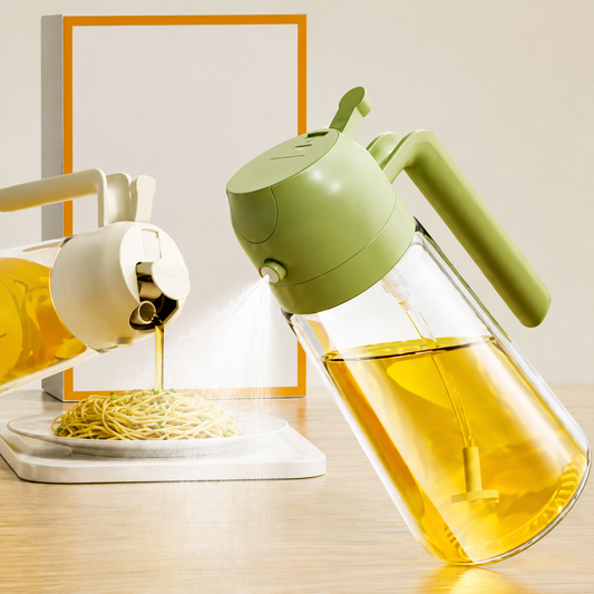 Oil Dispenser & Mist Spray Bottle, 500ml baking & cooking heathy