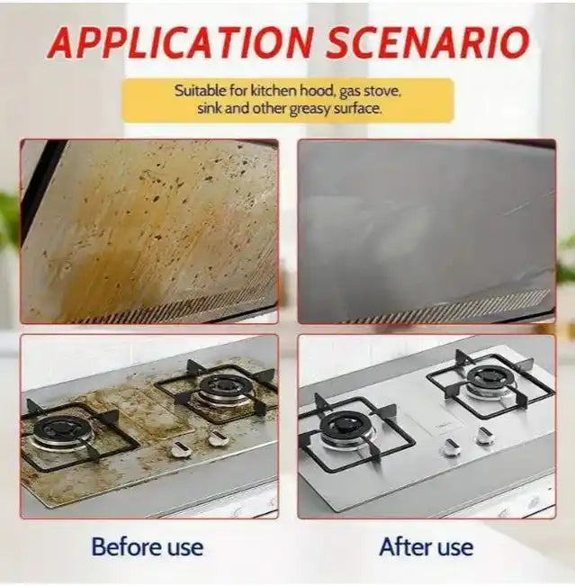 Kitchen Heavy Oil Cleaning Agent Antibacterial 3pcs
