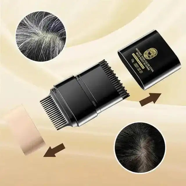 Instant Hair Dye Stick with Built-in Comb